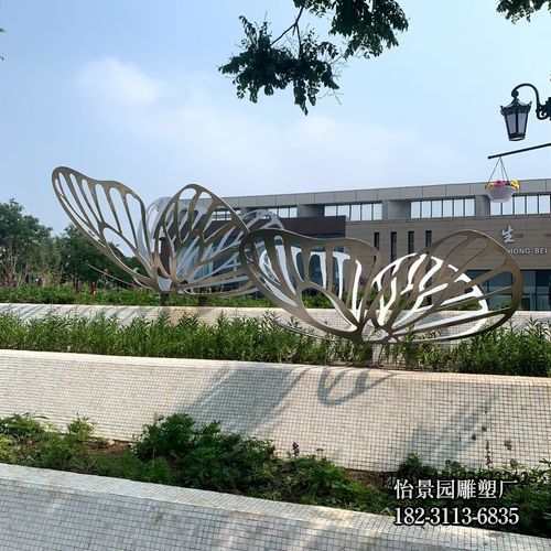 不锈钢镜面蝴蝶雕塑,酒店广场售楼处不锈钢动物小品摆件 不锈钢镜面蝴蝶雕塑,酒店广场售楼处不锈钢动物小品摆件