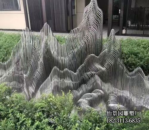 不锈钢假山雕塑,房地产广场公园不锈钢假山金属摆件 不锈钢假山雕塑,房地产广场公园不锈钢假山金属摆件