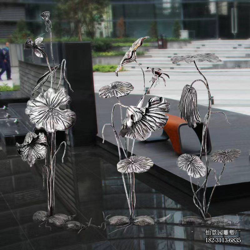 不锈钢荷花雕塑,广场水景售楼部喷泉不锈钢花朵雕塑 不锈钢荷花雕塑,广场水景售楼部喷泉不锈钢花朵雕塑