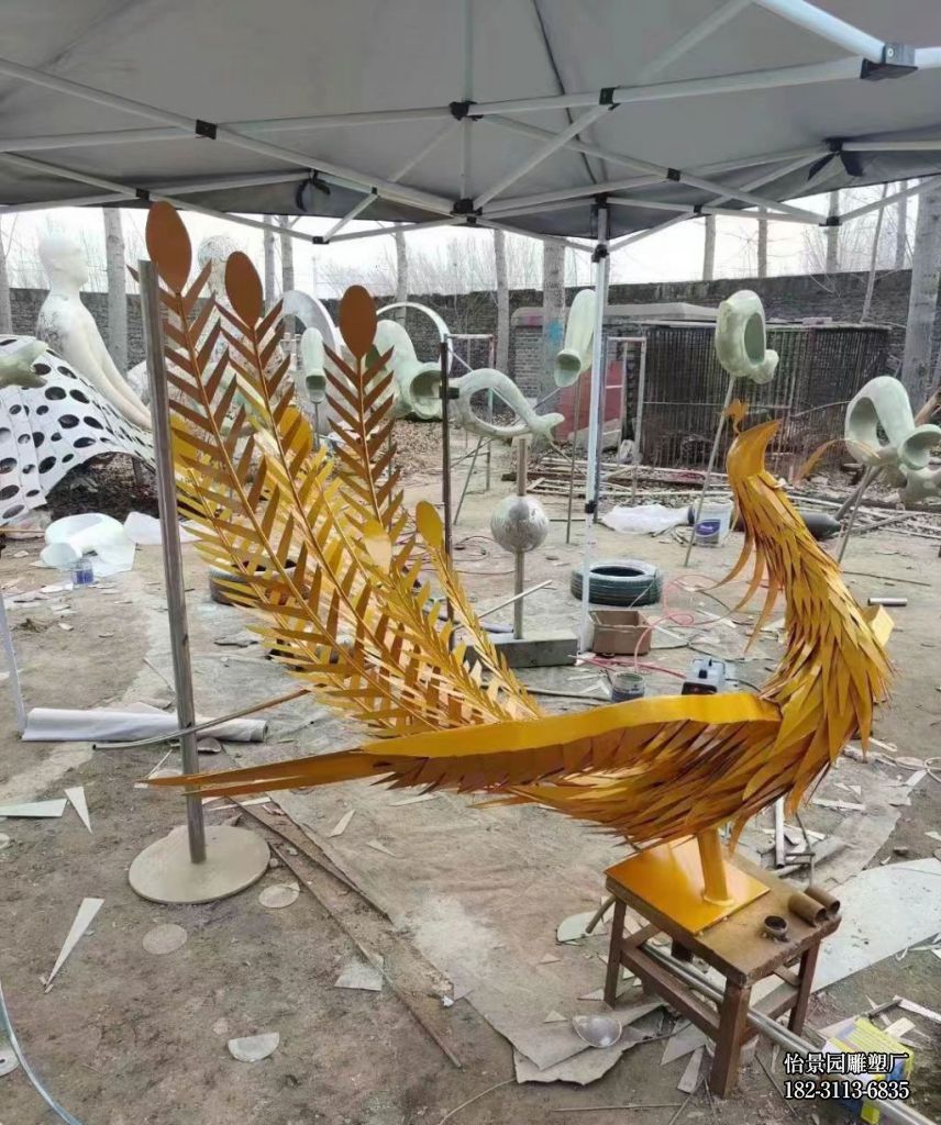 不锈钢凤凰雕塑,园林广场公园不锈钢动物凤凰雕塑 不锈钢凤凰雕塑,园林广场公园不锈钢动物凤凰雕塑