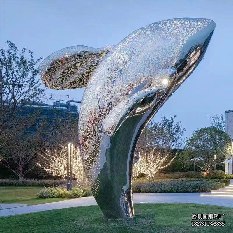 不锈钢镂空鲸鱼雕塑,公园园林广场不锈钢镜面鲸鱼雕塑 不锈钢镂空鲸鱼雕塑,公园园林广场不锈钢镜面鲸鱼雕塑
