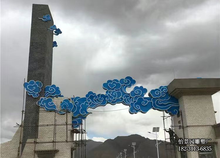不锈钢祥云是雕塑,户外门头公园不锈钢云朵雕塑 不锈钢祥云是雕塑,户外门头公园不锈钢云朵雕塑