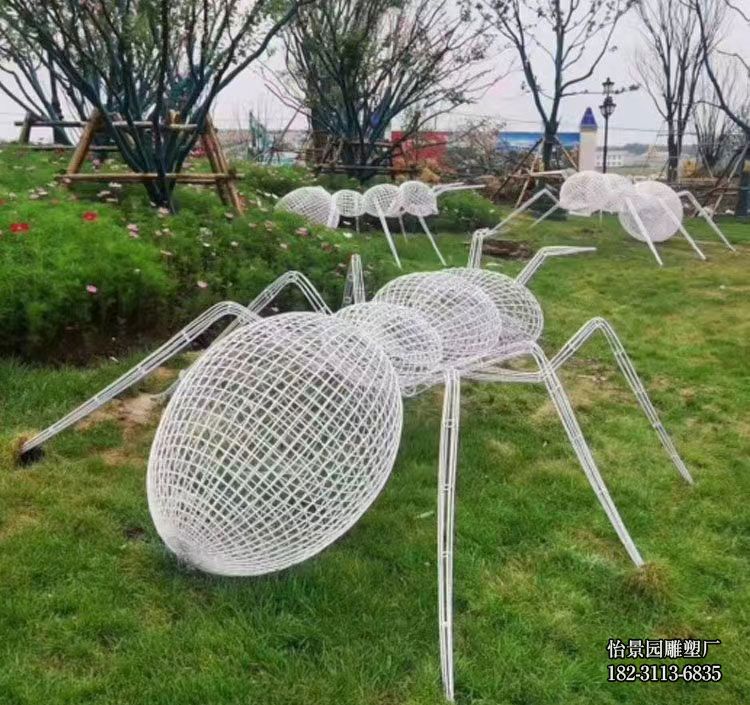 不锈钢镂空蚂蚁雕塑,公园广场户外不锈钢蚂蚁小品摆件 不锈钢镂空蚂蚁雕塑,公园广场户外不锈钢蚂蚁小品摆件