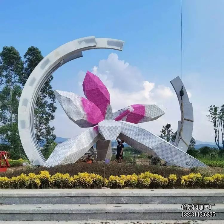 大型不锈钢抽象花朵雕塑,广场公园园林户外不锈钢花朵雕塑 大型不锈钢抽象花朵雕塑,广场公园园林户外不锈钢花朵雕塑