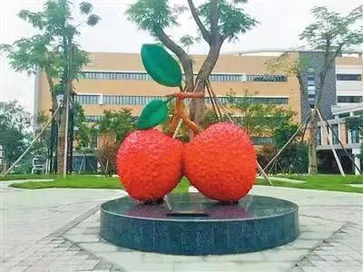 不锈钢荔枝雕塑,广场公园售楼部不锈钢水果雕塑 不锈钢荔枝雕塑,广场公园售楼部不锈钢水果雕塑