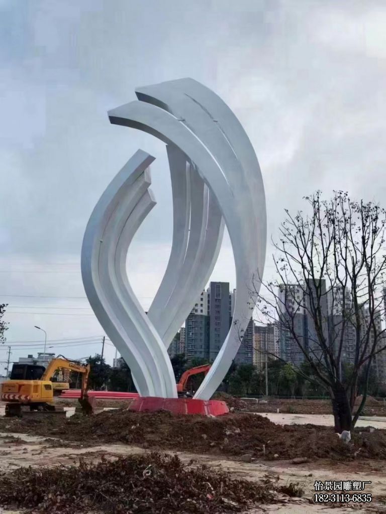 大型不锈钢旋转景观飘带雕塑,广场小区公园不锈钢飘带雕塑 大型不锈钢旋转景观飘带雕塑,广场小区公园不锈钢飘带雕塑