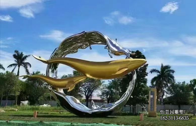 不锈钢海豚浪花雕塑,广场景区公园喷泉不锈钢浪花雕塑 不锈钢海豚浪花雕塑,广场景区公园喷泉不锈钢浪花雕塑