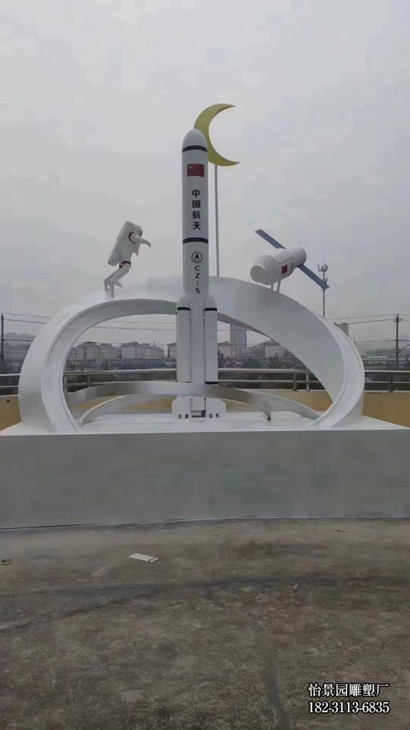 不锈钢火箭雕塑,广场博物馆不锈钢太空元素雕塑 不锈钢火箭雕塑,广场博物馆不锈钢太空元素雕塑