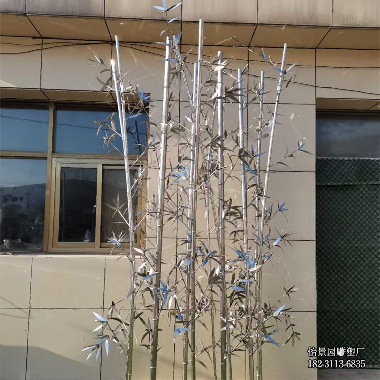 不锈钢竹子景观摆件,广场园林房地产公园不锈钢竹子雕塑厂家直销 不锈钢竹子景观摆件,广场园林房地产公园不锈钢竹子雕塑厂家直销