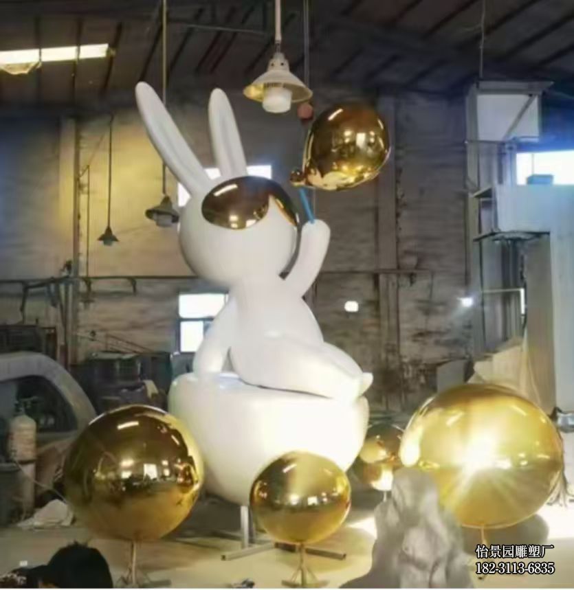 不锈钢兔子雕塑,公园户外园林景区不锈钢兔子厂家直销 不锈钢兔子雕塑,公园户外园林景区不锈钢兔子厂家直销