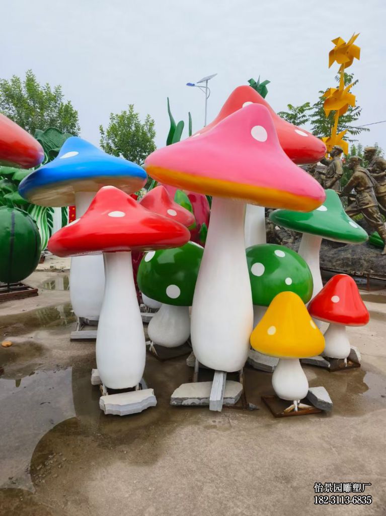 不锈钢彩色蘑菇小品摆件,公园广场园林酒店植物园不锈钢蘑菇雕塑厂家定制 不锈钢彩色蘑菇小品摆件,公园广场园林酒店植物园不锈钢蘑菇雕塑厂家定制