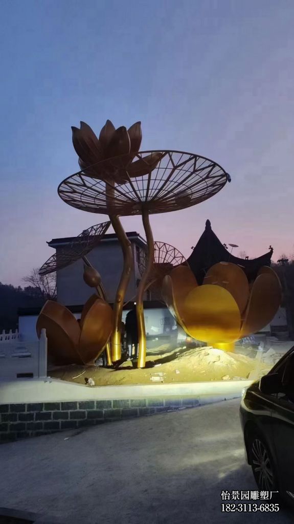 大型不锈钢荷花雕塑,公园广场园林景观不锈钢荷花雕塑厂家定制 大型不锈钢荷花雕塑,公园广场园林景观不锈钢荷花雕塑厂家定制